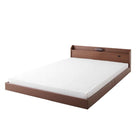 連結ベッド セミダブル 国産ボンネルコイルマットレスハード付き ロング丈