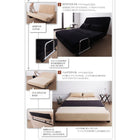 ソファベッド 二人掛け コンパクト 幅123cm