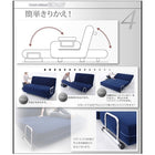ソファベッド リクライニング 人気 コンパクト 折りたたみ 2人掛け 幅143cm