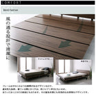 ローベッド 国産カバーポケットコイルマットレス ナローステージ クイーン(Q×1) フレーム幅180