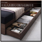 ベッド 収納付き シングル プレミアムボンネルコイル