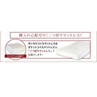 照明・ 収納ベッド ポケットコイルマットレス セミダブル