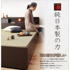 照明・棚付き畳収納ベッド 月下 シングル