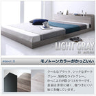 ローベッド フロアベッド スタンダードポケットコイル セミダブル