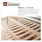 ソファベッド 3人掛け コンパクト 横幅伸縮 天然木すのこ マットレス付き