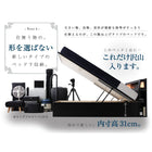 お客様組立 ガス圧式跳ね上げ収納ベッド プレミアムポケットコイルマットレス セミシングル 深さラージ