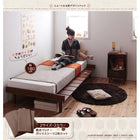 ベッド ショート丈 北欧デザインマットレス無し ベッドフレームのみ セミシングル ショート丈