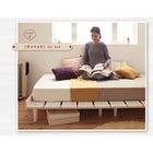 ベッド 北欧デザイン スタンダードポケットコイル フルレイアウト シングル フレーム幅100