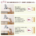 マットレスベッド ショート丈 脚付き ポケットコイルマットレスタイプ シングル 脚15cm