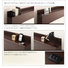 ベッド 収納 シングル 国産カバーポケットコイルマットレス付き