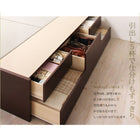 お客様組立 シンプルチェストベッド フランスベッド マルチラススーパースプリングマットレス セミシングル