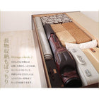 お客様組立 シンプルチェストベッド フランスベッド マルチラススーパースプリングマットレス セミシングル