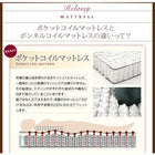 収納ベッド クッション・フラップテーブル付き国産ボンネルコイル シングル