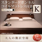 フロアベッド スタンダードボンネルコイル キング(K×1)