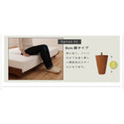 すのこベッド スタンダードボンネルコイル フルレイアウト ダブル フレーム幅140