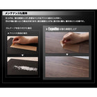 ベッド 収納付 シングル ウォルナット柄 スタンダードポケットコイルマットレス付き