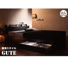 ベッド 収納付 シングル スタンダードボンネルコイルマットレス付き