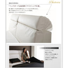 リクライニング機能・ローベッド スタンダードポケットコイル キング(K×1)