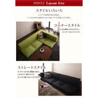 コーナーソファ ソファー 1人掛け+2人掛け+コーナー 洗える!カバーリングフロア