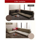 コーナーソファ ソファー 1人掛け+2人掛け+コーナー 洗える!カバーリングフロア