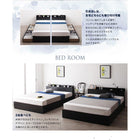 ベッド 収納付 シングル スタンダードポケットコイルマットレス付き