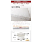 ベッド 収納 ダブル 国産カバーポケットコイルマットレス付き