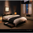 ベッド 収納 セミダブル 国産カバーポケットコイルマットレス付き