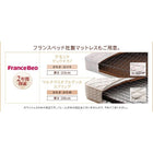 ダブルベッド マットレスベッド すのこ 脚付きマットレス ボトムベッド プレミアム2層ポケットコイル 脚15cm