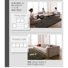 ロータイプ ソファ 3点セット 1人掛け+2人掛け+コーナー カバーリング フロア コーナーソファ ポケットコイル仕様