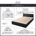 ベッド 収納 フランスベッド マルチラススーパースプリング セミダブル