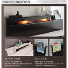 ベッド連結 ローベッド シングル単品 ボンネルコイル 右タイプ