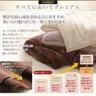 敷パッド 単品 発熱わた入り セミダブル プレミアムマイクロファイバー