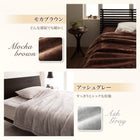 毛布・パッド 敷パッド 単品 発熱わた入り ダブル プレミアムマイクロファイバー