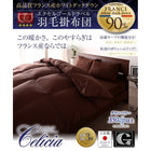 羽毛掛布団 単品 ダブル 日本製 防カビ 消臭 フランス産 ホワイトダックダウン エクセルゴールドラベル