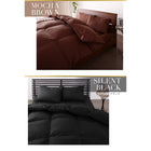 敷布団 プレミアム 極厚ボリュームタイプ シングル8点セット フランス産ダウンエクセルゴールドラベル羽毛布団