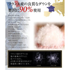 羽毛布団 キング ベッドタイプ 10点セット 日本製 防カビ 消臭 フランス産 エクセルゴールドラベル