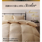 羽毛布団 ダブル10点セット ベッドタイプ ポーランド産 ホワイトダック90% ロイヤルゴールドラベル