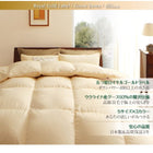 羽毛掛布団 単品 日本製 ウクライナ産ロイヤルゴールドラベル グースダウン93% セミダブル