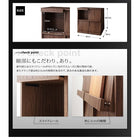 フラップチェスト×2 2点セット シンプルモダンリビングシリーズ