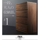 チェスト + フラップチェスト2点セット シンプルモダンリビングシリーズ