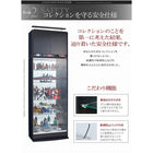 コレクションラック ワイド 本体 両開きタイプ 高さ96 奥行29