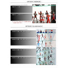 コレクションラック ワイド 本体 両開きタイプ 背面ミラー2枚セット 奥行29