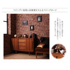 テレビボード 天然木 チーク材 おしゃれ 北欧アンティーク風 幅102