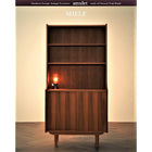 テレビボード 天然木 チーク材 おしゃれ 北欧アンティーク風 幅102