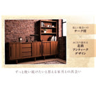 テレビボード 天然木 チーク材 おしゃれ 北欧アンティーク風 幅102