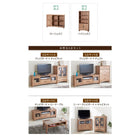 キャビネット単品 オーク調 リビング 収納