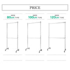 ハンガーラック 幅115.5 上下ダブルバー頑丈