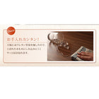 こたつテーブル単品 長方形(75×105cm) 高さ調整4段階 天然木ウォールナット