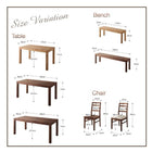 ウォールナット ダイニングテーブル 単品 W135 総無垢材