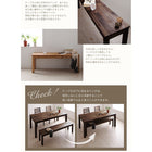 ウォールナット ダイニングテーブル 単品 W135 総無垢材